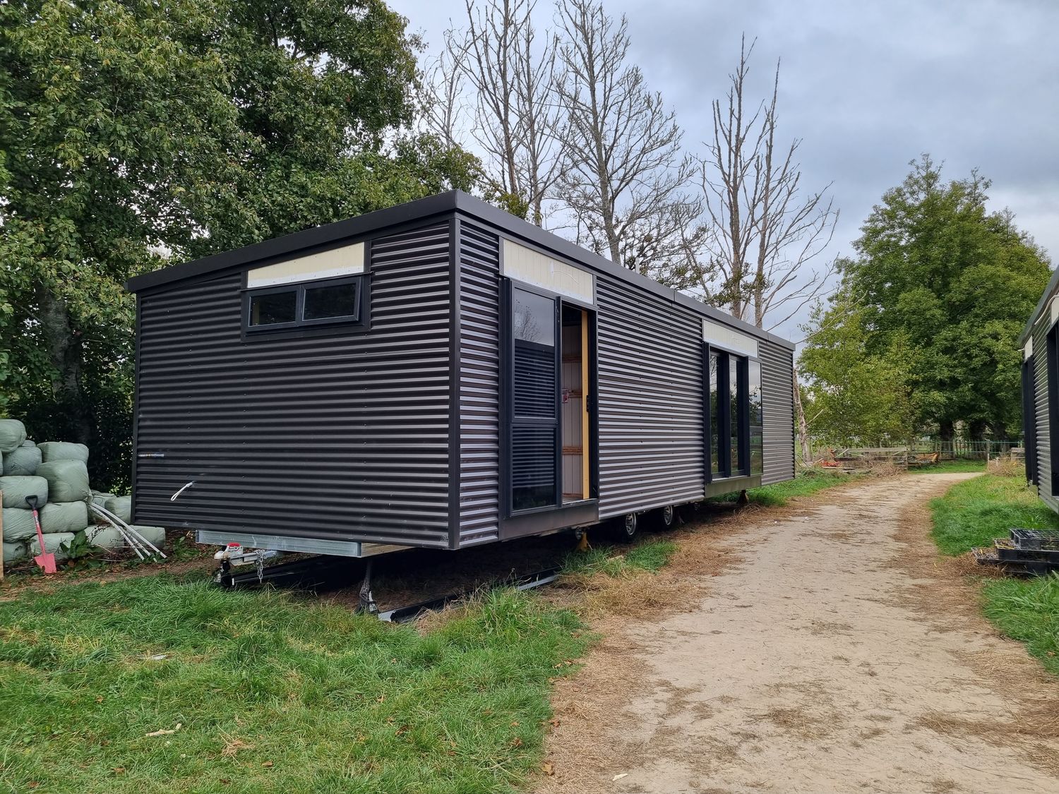 Transportable home delivered to site